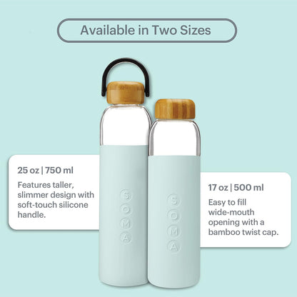 Eco-Friendly Water Bottle with Silicone Sleeve